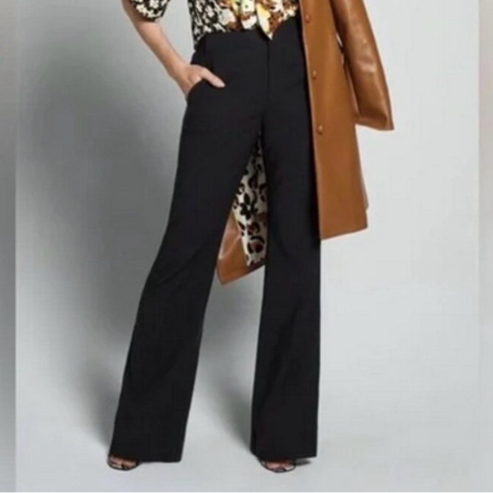 NWT Cabi 6475 Black Woven Caravan Trouser Size 6